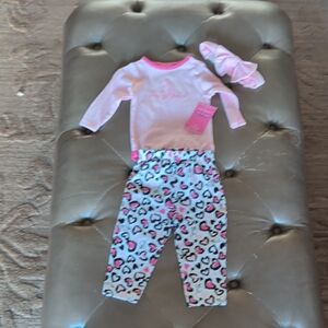 Baby Phat - Baby Girls 3 Piece Set Size 3-6 Months